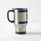 Travel Mug met vlag Israël Reisbeker (Links)