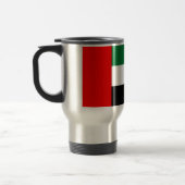 Travel Mug met vlag van de Verenigde Arabische Emi Reisbeker (Links)