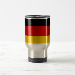 Travel Mug met vlag van Duitsland Reisbeker