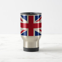 Travel Mug met vlag van het Verenigd Koninkrijk