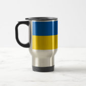 Travel Mug met vlag van Oekraïne Reisbeker (Links)