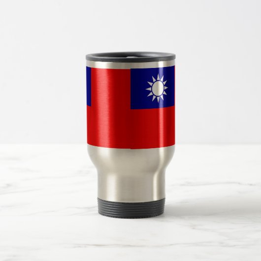 Travel Mug met vlag van Taiwan Reisbeker (Center)