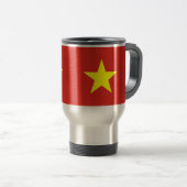 Travel Mug met vlag Vietnam Reisbeker (Voorkant rechts)