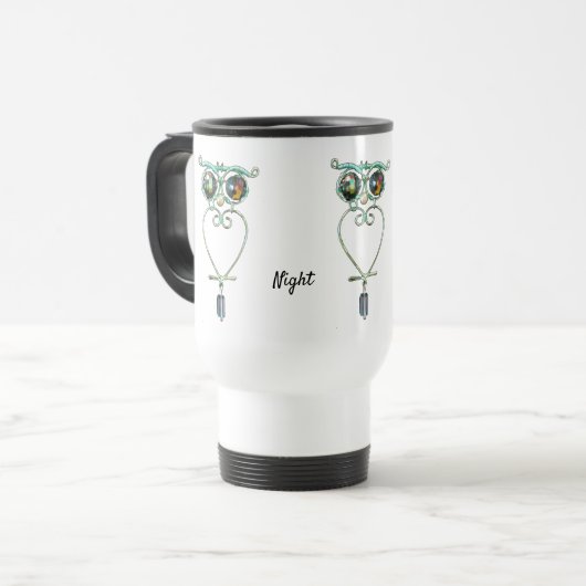 Travel Mug - Night Owl Reisbeker (Voorkant links)