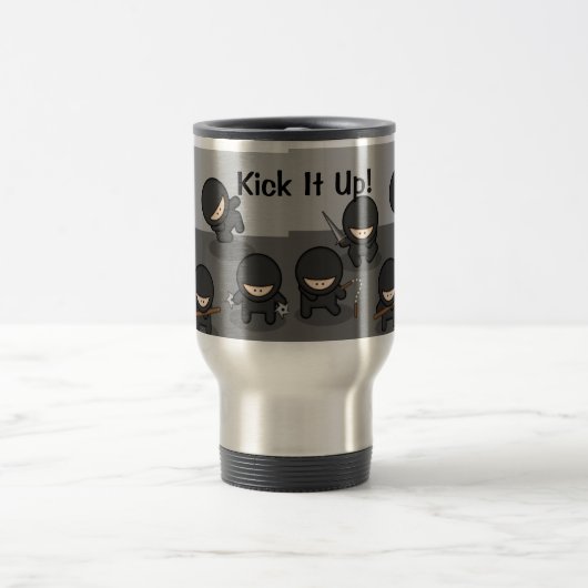 Travel Mug - Ninja "Kick it Up!" Reisbeker (Center)