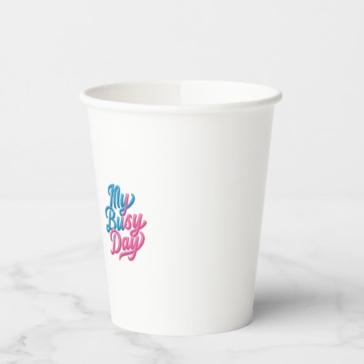 Travel mug papieren bekers (Links)