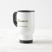 Travel Mug, plastic Reisbeker (Voorkant links)