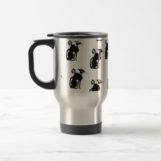 Travel Mug - Professionele kat Reisbeker (Links)