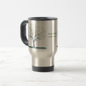 Travel Mug - Recycled Art Tree Afbeelding Reisbeker (Voorkant links)