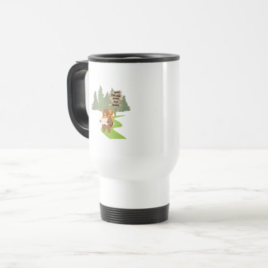 Travel Mug Reisbeker (Voorkant links)