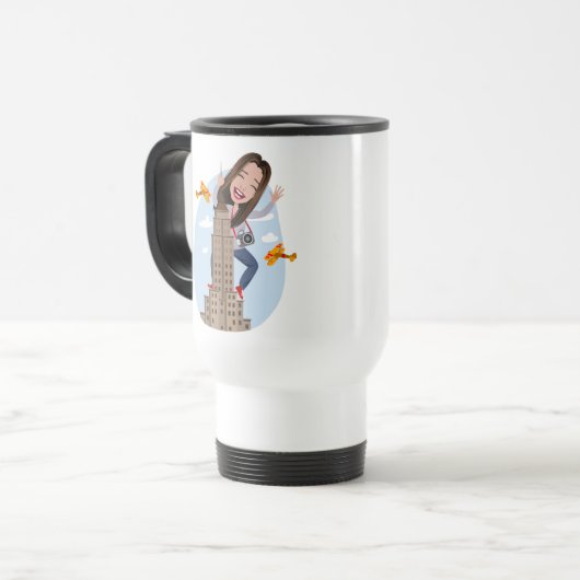 Travel Mug Reisbeker (Voorkant links)