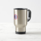 TRAVEL MUG STIJL ONTWERP REISBEKER (Voorkant rechts)