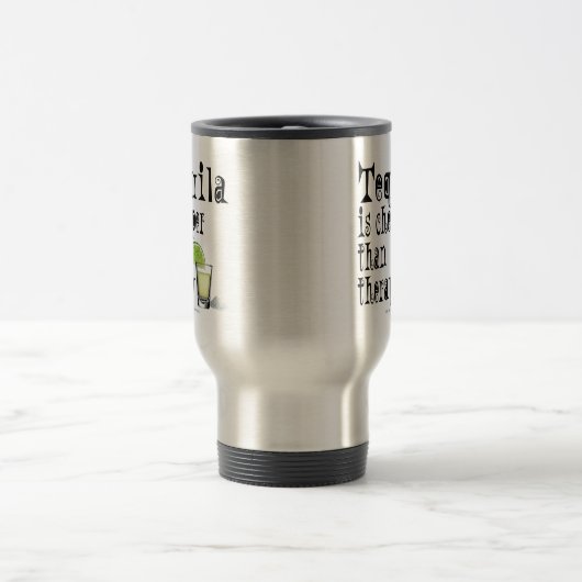 TRAVEL MUG - TEQUILA, CHEAPER DAN THERAPIE REISBEKER (Center)