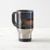 Travel Mug - "The Matterhorn At Sunset" Reisbeker (Voorkant links)