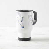 Travel Mug van de Equestriaanse Rug Reisbeker (Voorkant rechts)