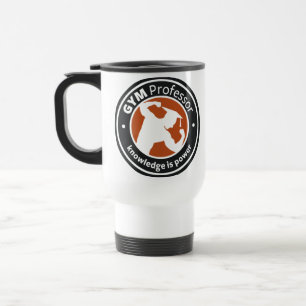 Travel Mug van de 'Gym Professor' Reisbeker