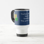 Travel Mug van de leraar Reisbeker (Voorkant links)