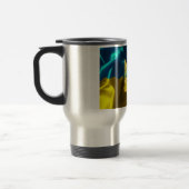 Travel Mug van de Oekraïense vlag en Tryzub Reisbeker (Links)