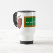 Travel Mug van landestien Apple Teacher Reisbeker (Voorkant links)