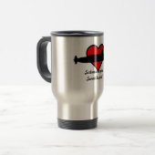 Travel Mug van onderzeeër Reisbeker (Voorkant links)