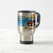 Travel Mug voor acrylische ogen Reisbeker (Voorkant rechts)