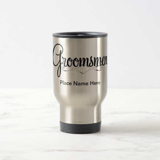 Travel Mug voor Groomsmen Reisbeker (Center)