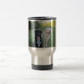 Travel Mug voor labrador Retriever Roestvrij staal Reisbeker (Center)