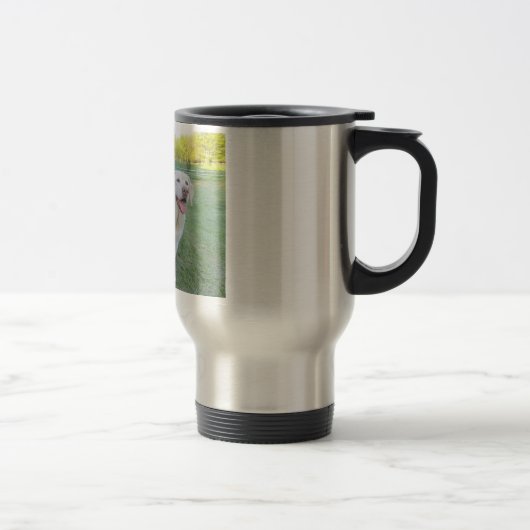 Travel Mug voor labrador Retriever Roestvrij staal Reisbeker (Rechts)