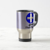 Travel Mug voor vliegend verpleegster Reisbeker (Voorkant rechts)
