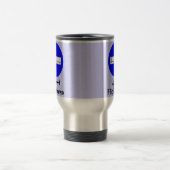 Travel Mug voor vliegend verpleegster Reisbeker (Center)