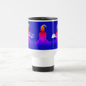 Travel Mug (wit en blauw) Reisbeker (Center)