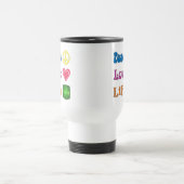 Travel mug with a pro-life message. reisbeker (Center)