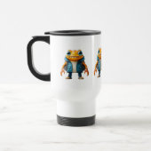 Travel mug with custom name and frog image reisbeker (Links)