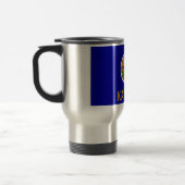 Travel Mug with Flag of Kansas State - USA Reisbeker (Links)