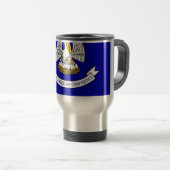 Travel Mug with Flag of Louisiana State - USA Reisbeker (Voorkant rechts)