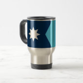 Travel Mug with Flag of Minnesota, USA Reisbeker (Voorkant links)