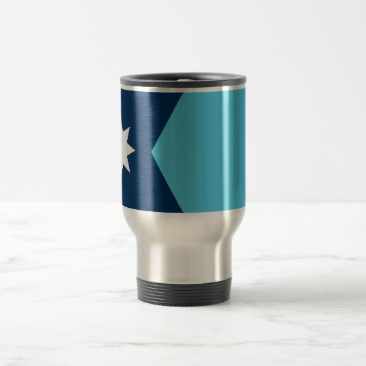 Travel Mug with Flag of Minnesota, USA Reisbeker (Center)