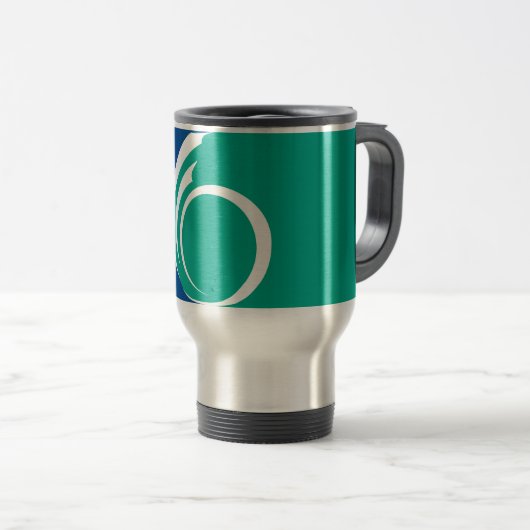 Travel Mug with Flag of Ottawa, Canada Reisbeker (Voorkant rechts)