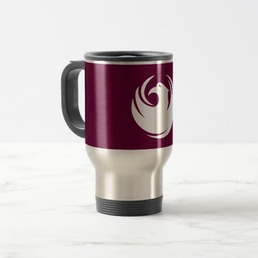 Travel Mug with Flag of Phoenix, Arizona Reisbeker (Voorkant links)