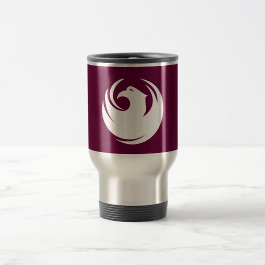 Travel Mug with Flag of Phoenix, Arizona Reisbeker (Center)