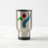 Travel Mug with Flag of Seoul, South Korea Reisbeker (Center)
