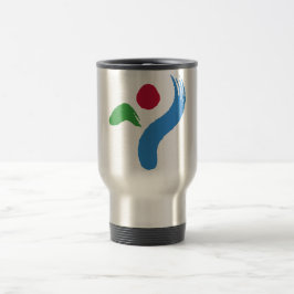 Travel Mug with Flag of Seoul, South Korea Reisbeker