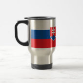 Travel Mug with Flag of Slovakia Reisbeker (Links)