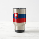 Travel Mug with Flag of Slovakia Reisbeker (Center)