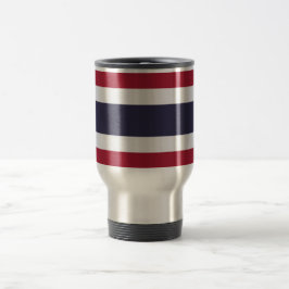 Travel Mug with Flag of Thailand Reisbeker
