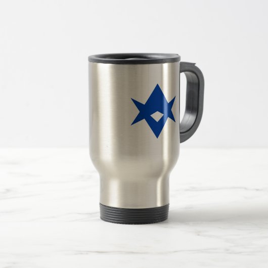 Travel Mug with Flag of Toyota City, Japan Reisbeker (Voorkant rechts)