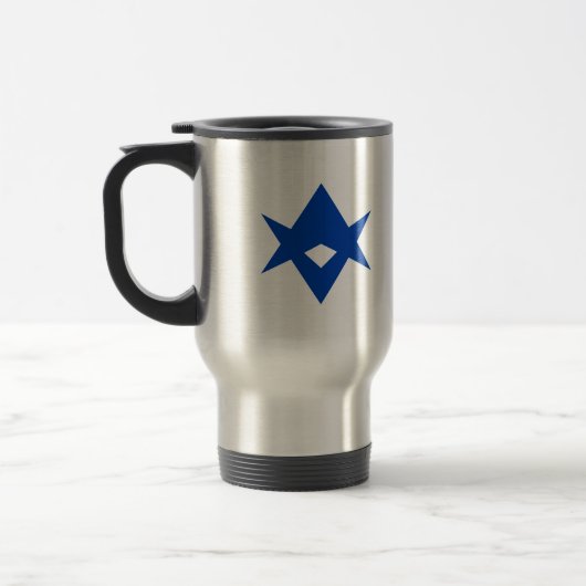 Travel Mug with Flag of Toyota City, Japan Reisbeker (Links)