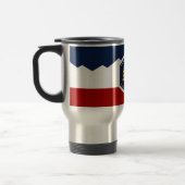 Travel Mug with Flag of Utah, USA Reisbeker (Links)