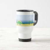 Travel mug with Stegosaurus Jascaro Graphics Reisbeker (Voorkant rechts)