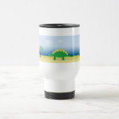 Travel mug with Stegosaurus Jascaro Graphics Reisbeker (Center)